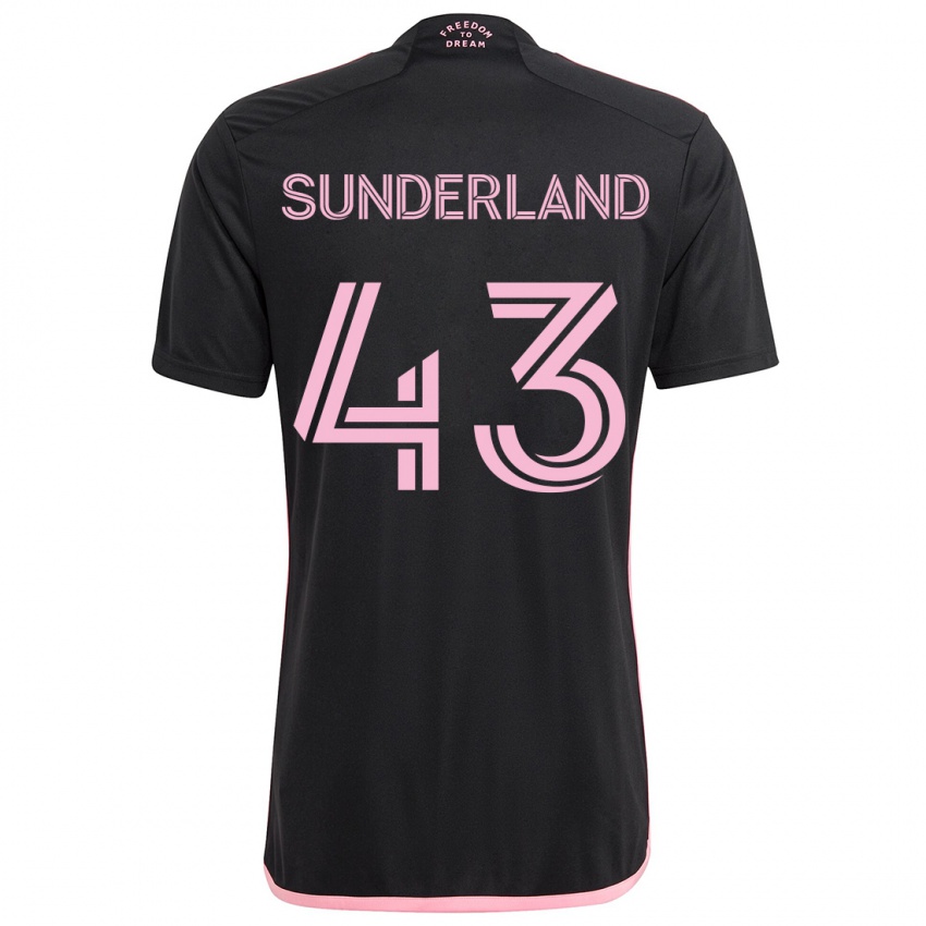 Niño Camiseta Lawson Sunderland #43 Negro 2ª Equipación 2024/25 La Camisa Chile