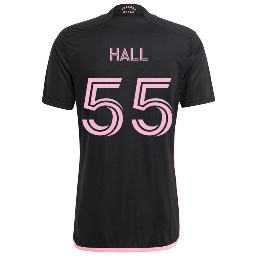 Niño Camiseta Tyler Hall #55 Negro 2ª Equipación 2024/25 La Camisa Chile