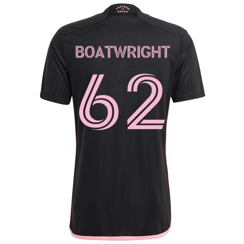 Niño Camiseta Israel Boatwright #62 Negro 2ª Equipación 2024/25 La Camisa Chile