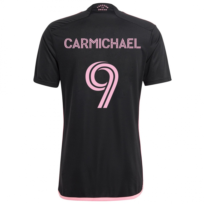 Niño Camiseta Ryan Carmichael #9 Negro 2ª Equipación 2024/25 La Camisa Chile