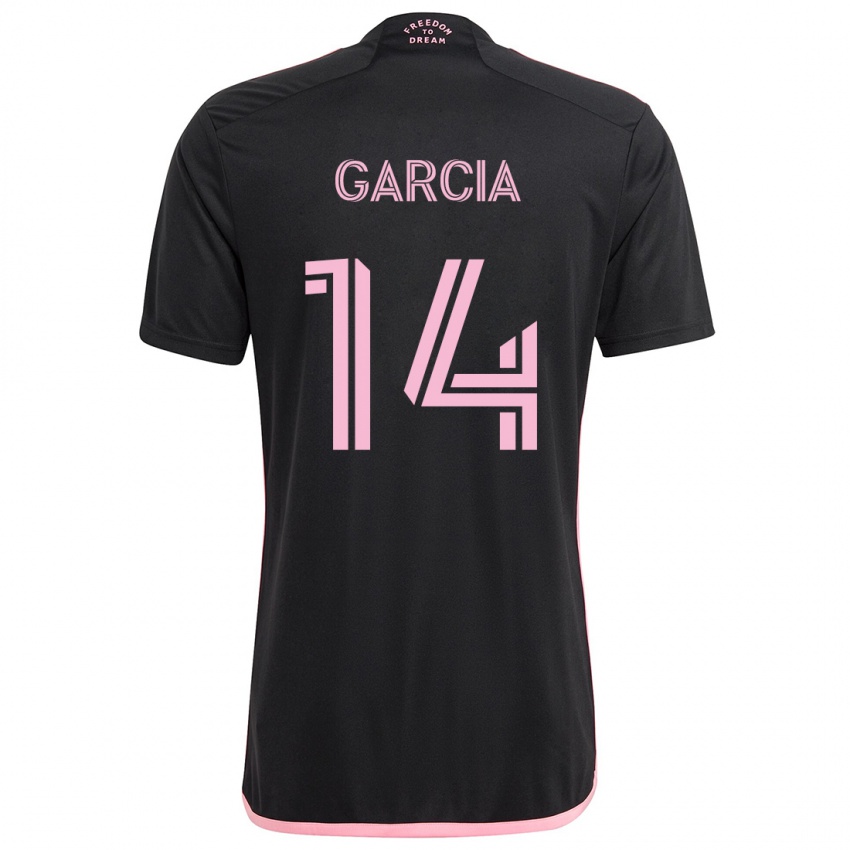 Niño Camiseta Santiago Garcia #14 Negro 2ª Equipación 2024/25 La Camisa Chile