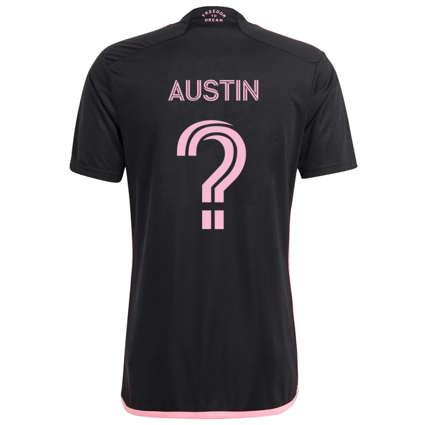 Niño Camiseta Tyler Austin #0 Negro 2ª Equipación 2024/25 La Camisa Chile