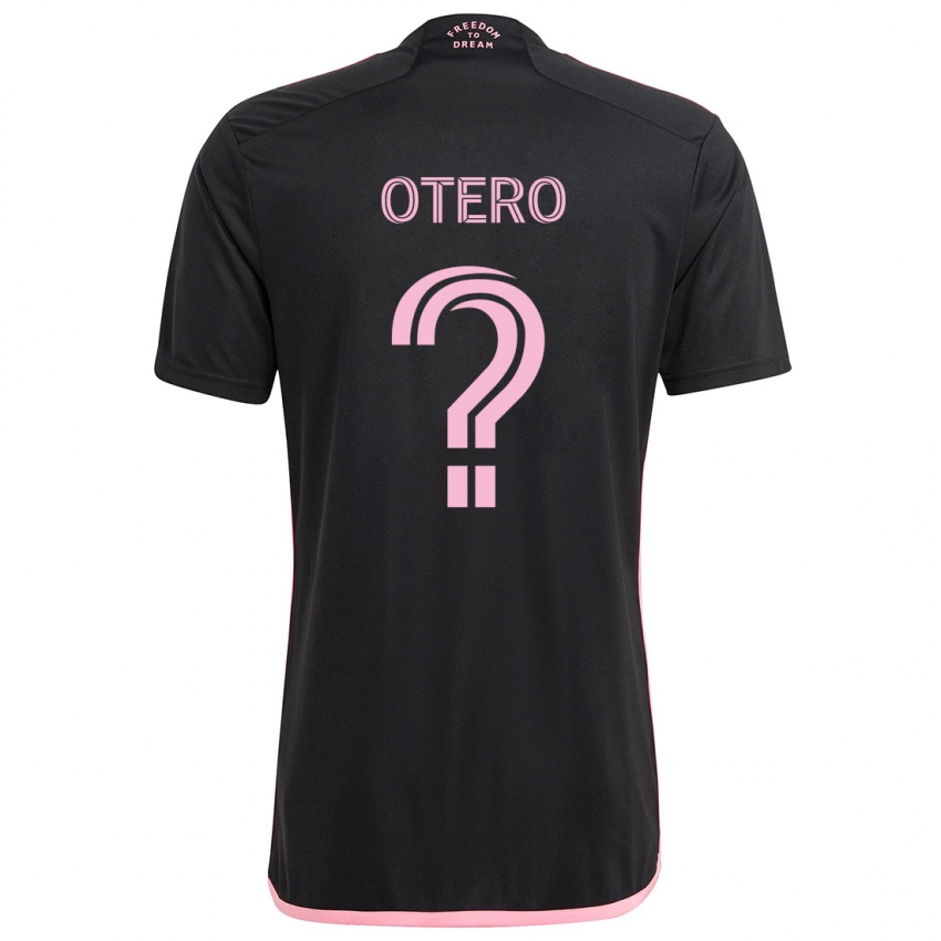 Niño Camiseta Sebastián Otero #0 Negro 2ª Equipación 2024/25 La Camisa Chile