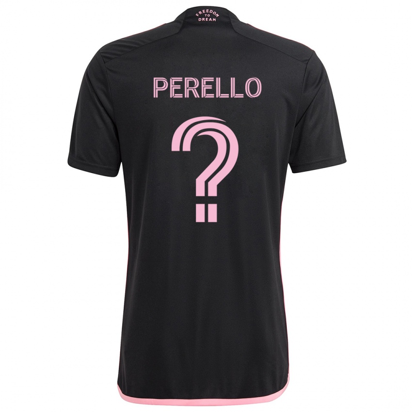 Niño Camiseta Sergio Perello #0 Negro 2ª Equipación 2024/25 La Camisa Chile