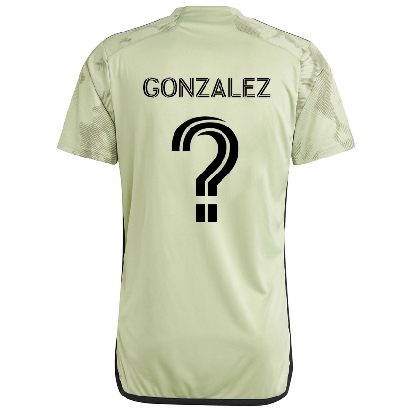 Niño Camiseta Mario González #0 Verde Claro 2ª Equipación 2024/25 La Camisa Chile