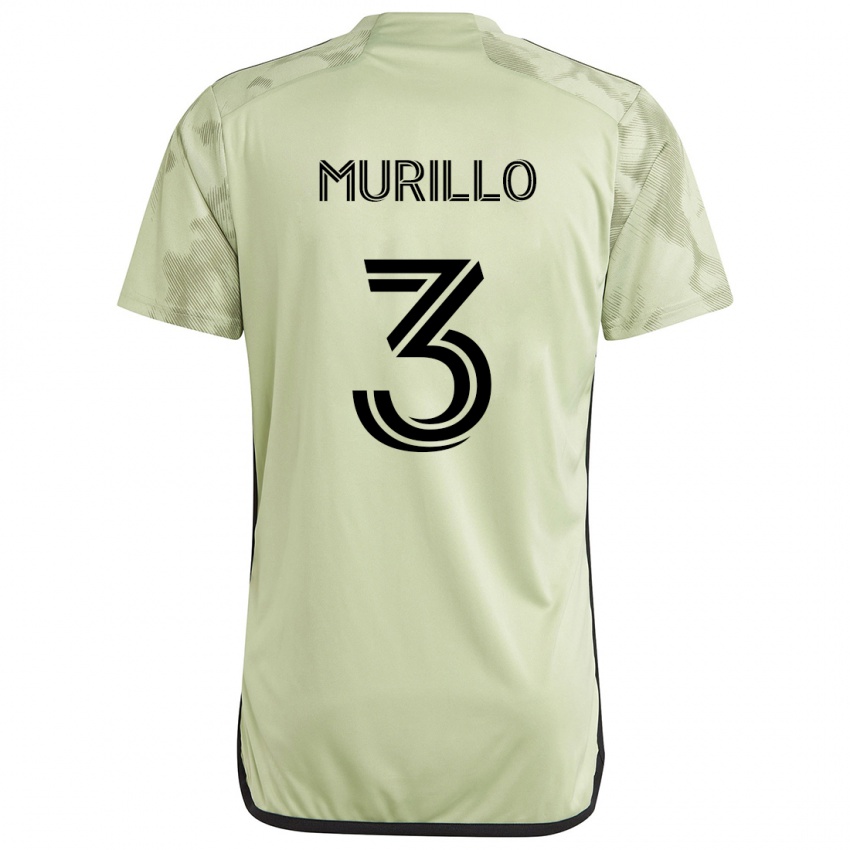 Niño Camiseta Jesús Murillo #3 Verde Claro 2ª Equipación 2024/25 La Camisa Chile