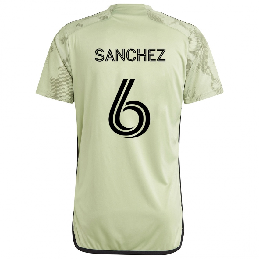 Niño Camiseta Ilie Sánchez #6 Verde Claro 2ª Equipación 2024/25 La Camisa Chile