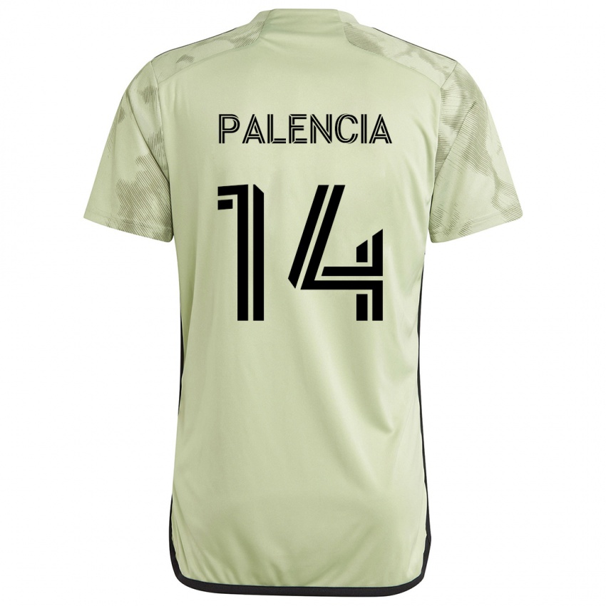 Niño Camiseta Sergi Palencia #14 Verde Claro 2ª Equipación 2024/25 La Camisa Chile