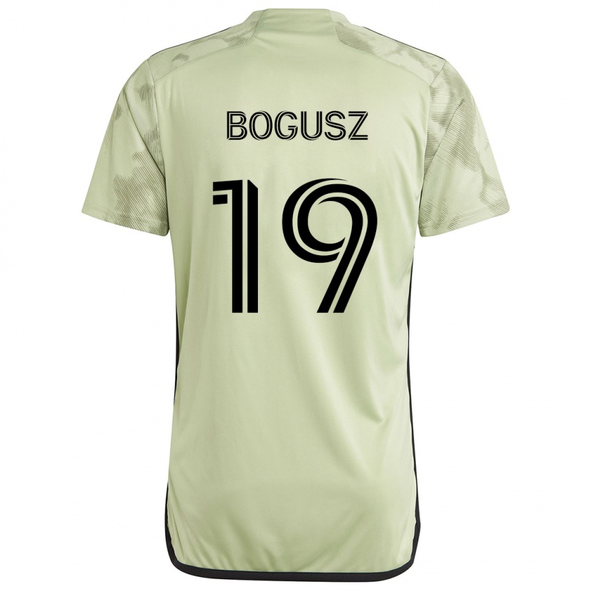 Niño Camiseta Mateusz Bogusz #19 Verde Claro 2ª Equipación 2024/25 La Camisa Chile