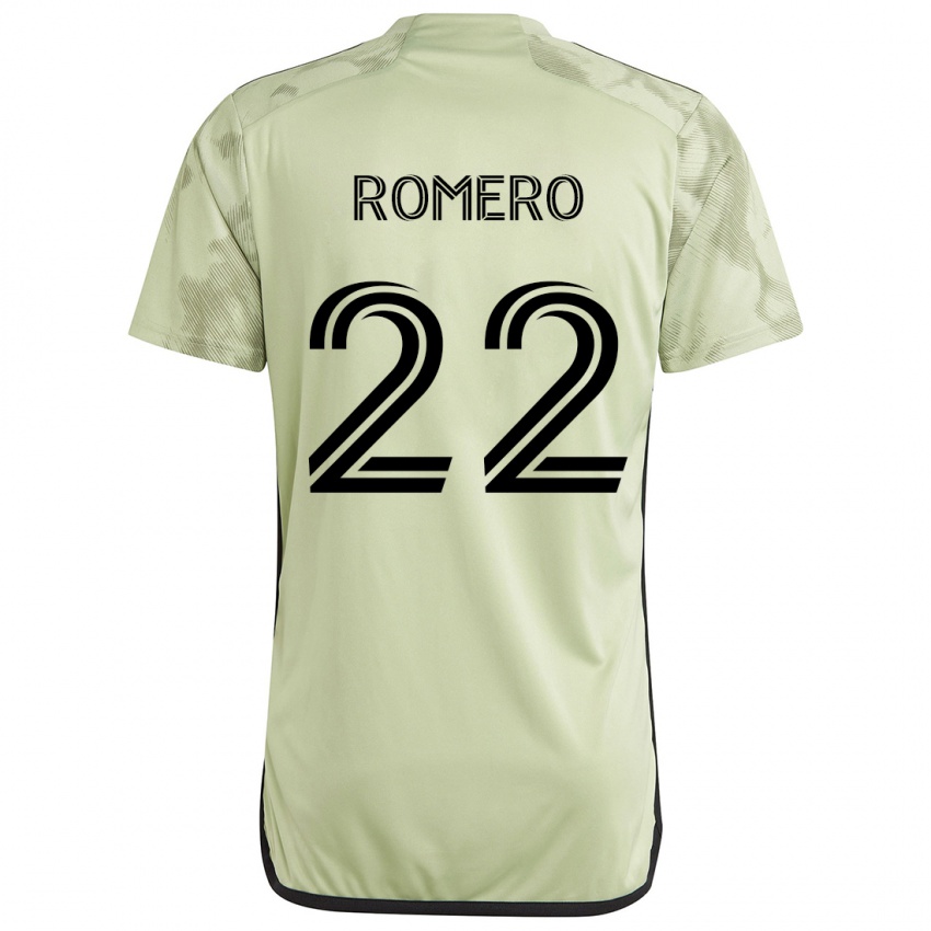 Niño Camiseta Abraham Romero #22 Verde Claro 2ª Equipación 2024/25 La Camisa Chile