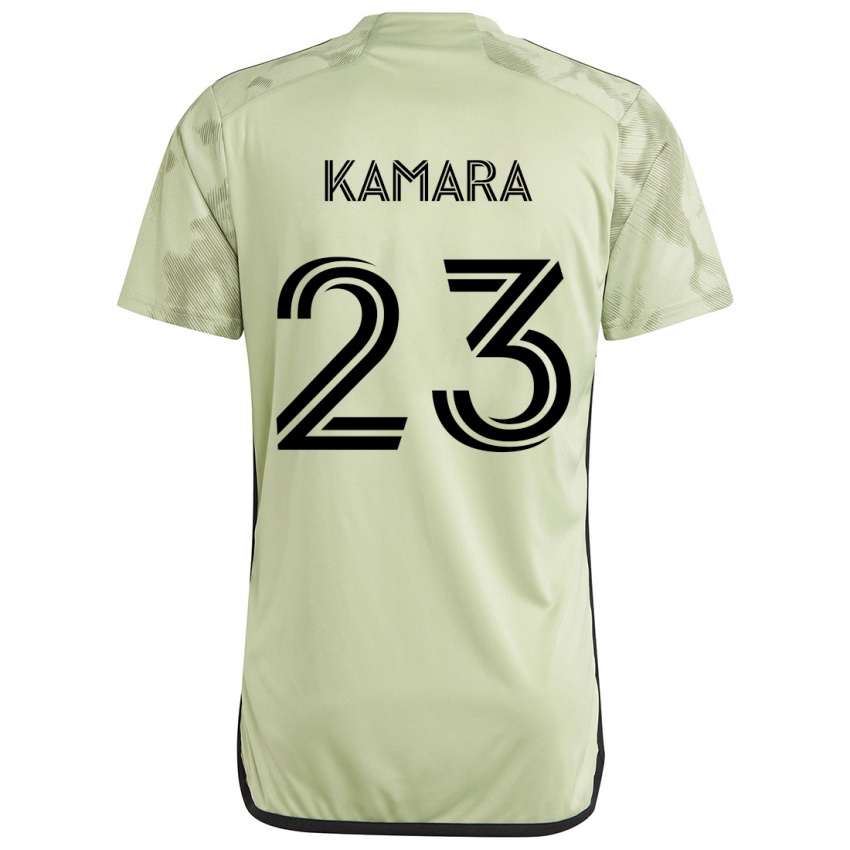 Niño Camiseta Kei Kamara #23 Verde Claro 2ª Equipación 2024/25 La Camisa Chile