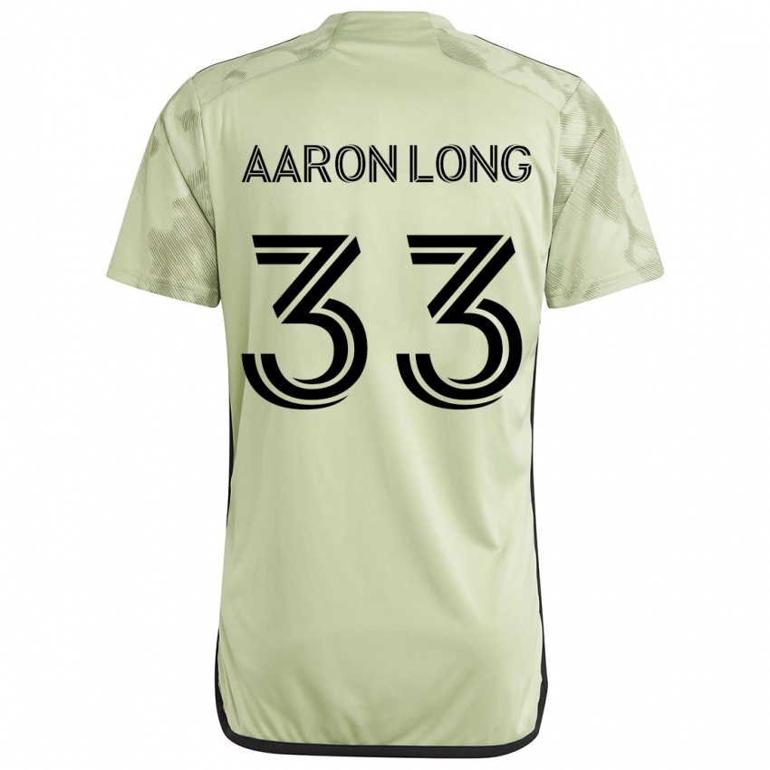 Niño Camiseta Aaron Long #33 Verde Claro 2ª Equipación 2024/25 La Camisa Chile