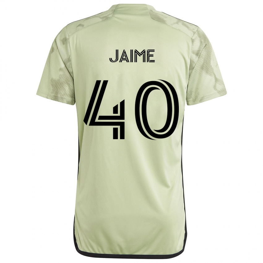 Niño Camiseta Christopher Jaime #40 Verde Claro 2ª Equipación 2024/25 La Camisa Chile