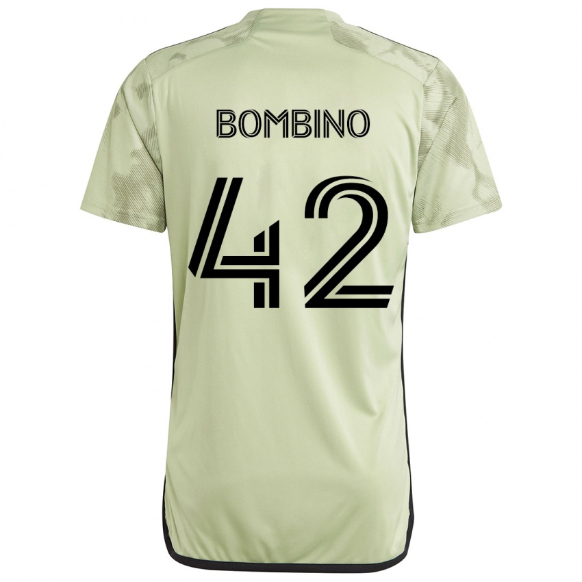 Niño Camiseta Luca Bombino #42 Verde Claro 2ª Equipación 2024/25 La Camisa Chile