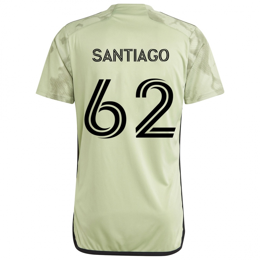 Niño Camiseta Joshua Santiago #62 Verde Claro 2ª Equipación 2024/25 La Camisa Chile