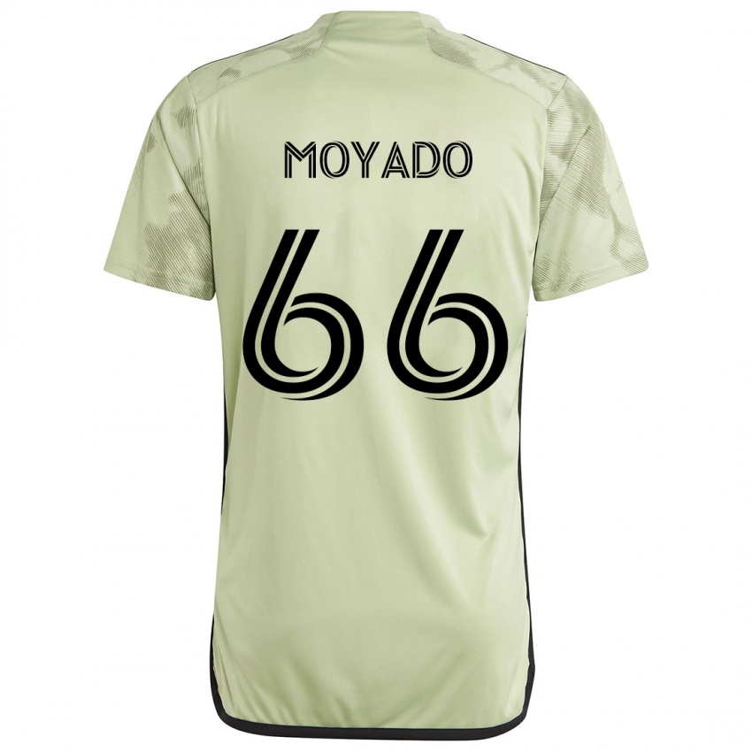 Niño Camiseta Bryan Moyado #66 Verde Claro 2ª Equipación 2024/25 La Camisa Chile