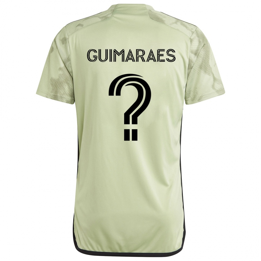 Niño Camiseta Pedro Guimaraes #0 Verde Claro 2ª Equipación 2024/25 La Camisa Chile