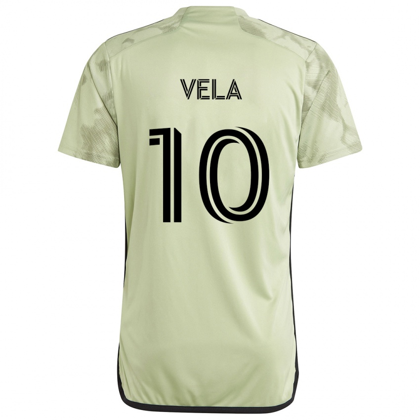 Niño Camiseta Carlos Vela #10 Verde Claro 2ª Equipación 2024/25 La Camisa Chile