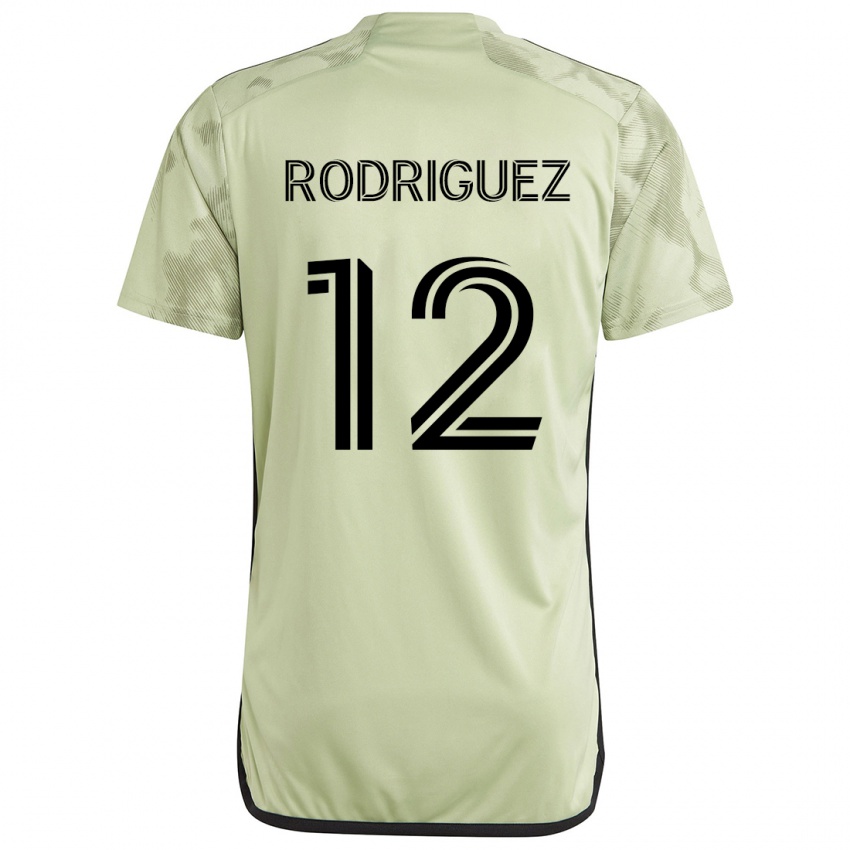 Niño Camiseta Jeremi Rodríguez #12 Verde Claro 2ª Equipación 2024/25 La Camisa Chile