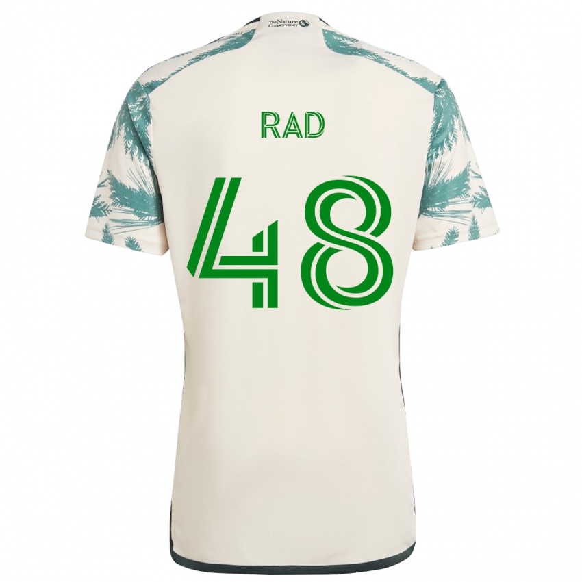 Niño Camiseta Kaveh Rad #48 Beige Marrón 2ª Equipación 2024/25 La Camisa Chile