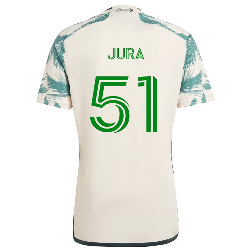 Niño Camiseta Sawyer Jura #51 Beige Marrón 2ª Equipación 2024/25 La Camisa Chile