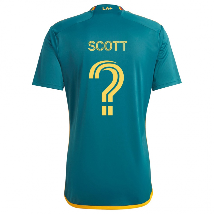 Niño Camiseta Brady Scott #0 Verde Amarillo 2ª Equipación 2024/25 La Camisa Chile