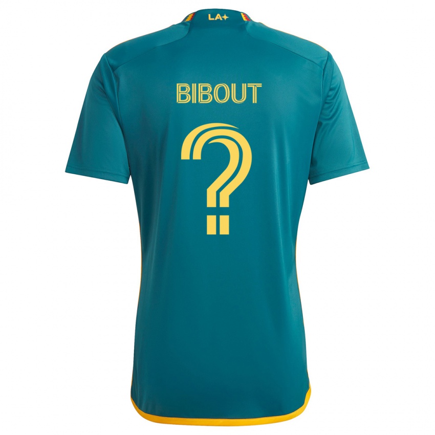 Niño Camiseta Aaron Bibout #0 Verde Amarillo 2ª Equipación 2024/25 La Camisa Chile