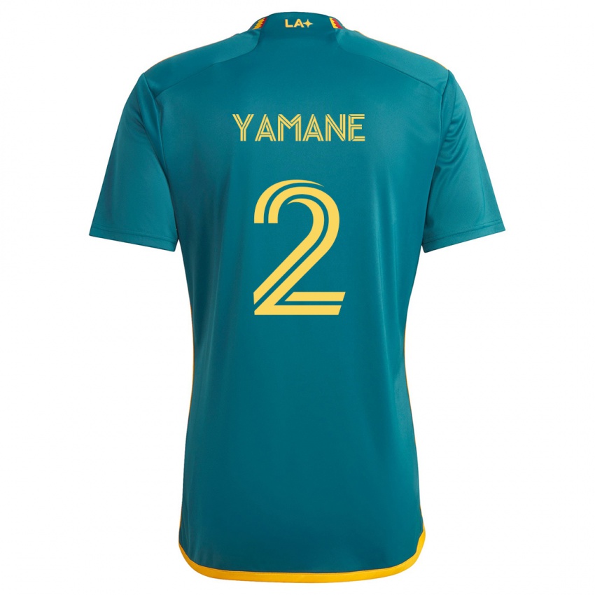 Niño Camiseta Miki Yamane #2 Verde Amarillo 2ª Equipación 2024/25 La Camisa Chile