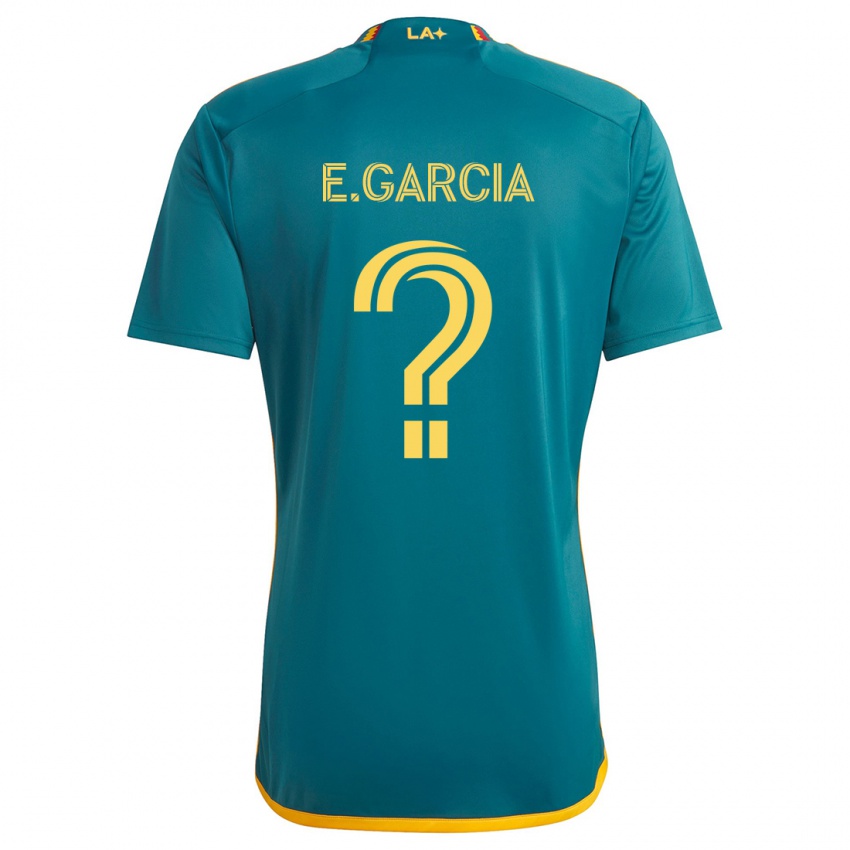 Niño Camiseta Emiliano Garcia #0 Verde Amarillo 2ª Equipación 2024/25 La Camisa Chile