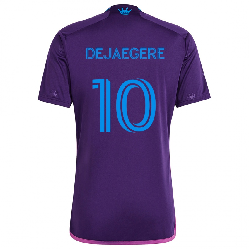 Niño Camiseta Brecht Dejaegere #10 Azul Morado 2ª Equipación 2024/25 La Camisa Chile