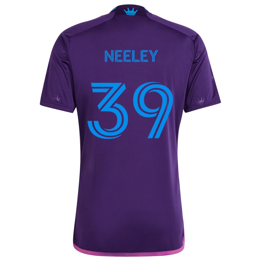 Niño Camiseta Jack Neeley #39 Azul Morado 2ª Equipación 2024/25 La Camisa Chile