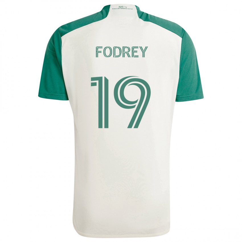 Niño Camiseta Cj Fodrey #19 Colores Tostados Verde 2ª Equipación 2024/25 La Camisa Chile