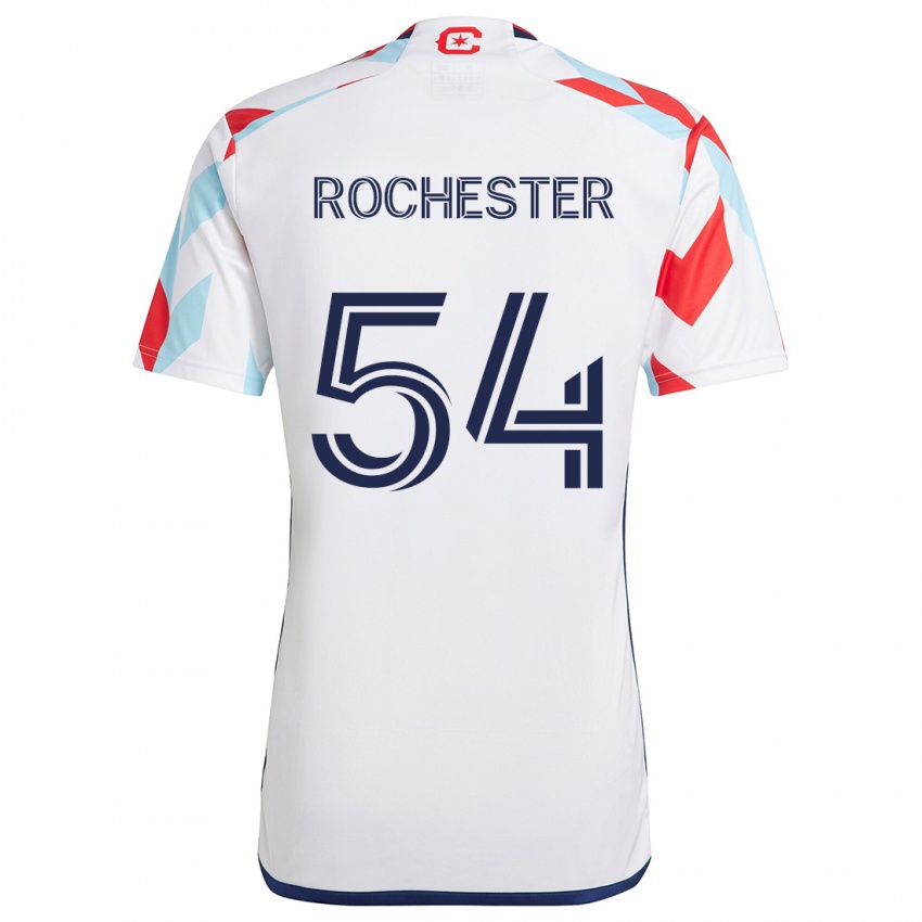 Niño Camiseta Lamonth Rochester #54 Blanco Rojo Azul 2ª Equipación 2024/25 La Camisa Chile