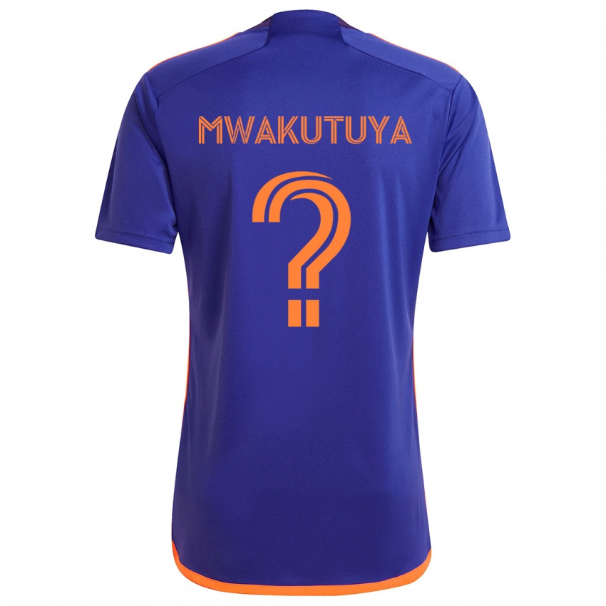 Niño Camiseta Isaac Mwakutuya #0 Púrpura Naranja 2ª Equipación 2024/25 La Camisa Chile