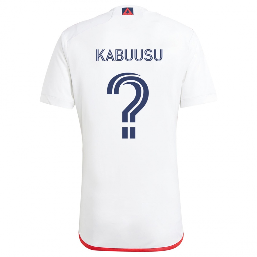 Niño Camiseta Jamie Kabuusu #0 Blanco Rojo 2ª Equipación 2024/25 La Camisa Chile