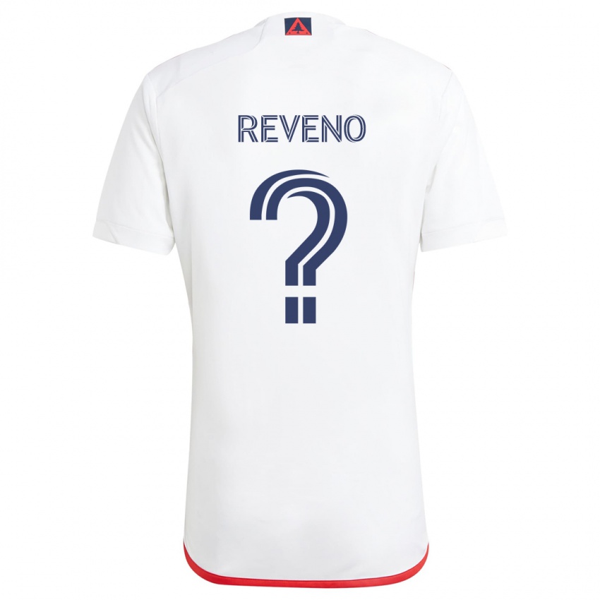 Niño Camiseta Ben Reveno #0 Blanco Rojo 2ª Equipación 2024/25 La Camisa Chile