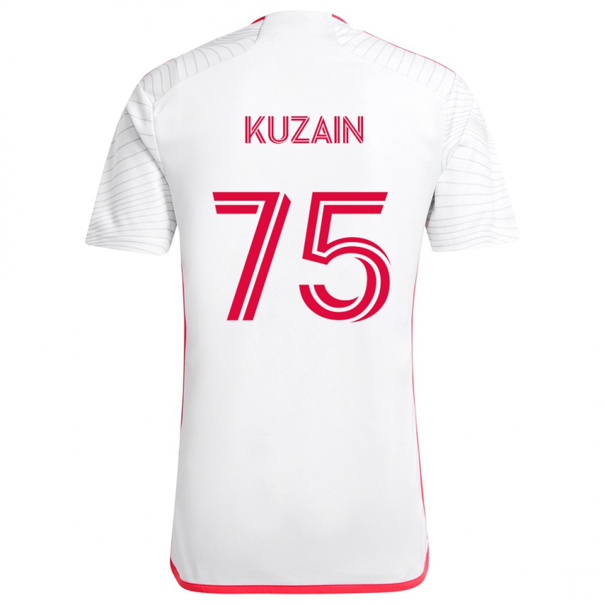 Niño Camiseta Wan Kuzain #75 Blanco Rojo 2ª Equipación 2024/25 La Camisa Chile