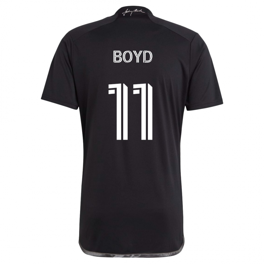 Niño Camiseta Tyler Boyd #11 Negro 2ª Equipación 2024/25 La Camisa Chile