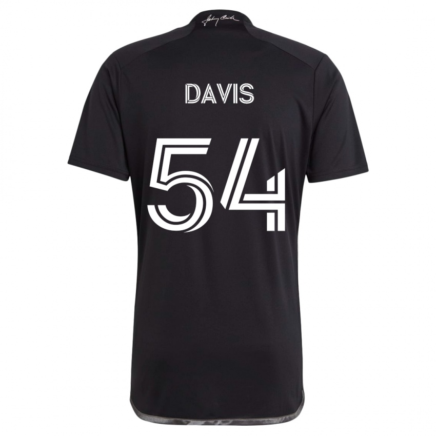 Niño Camiseta Sean Davis #54 Negro 2ª Equipación 2024/25 La Camisa Chile