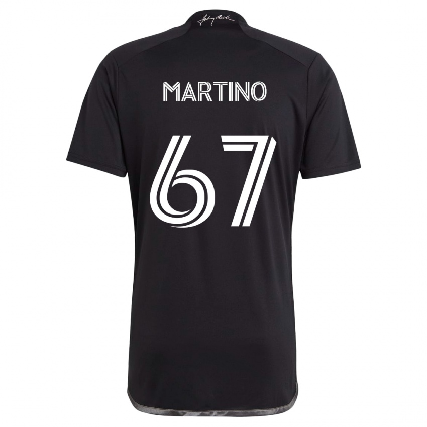 Niño Camiseta Ben Martino #67 Negro 2ª Equipación 2024/25 La Camisa Chile