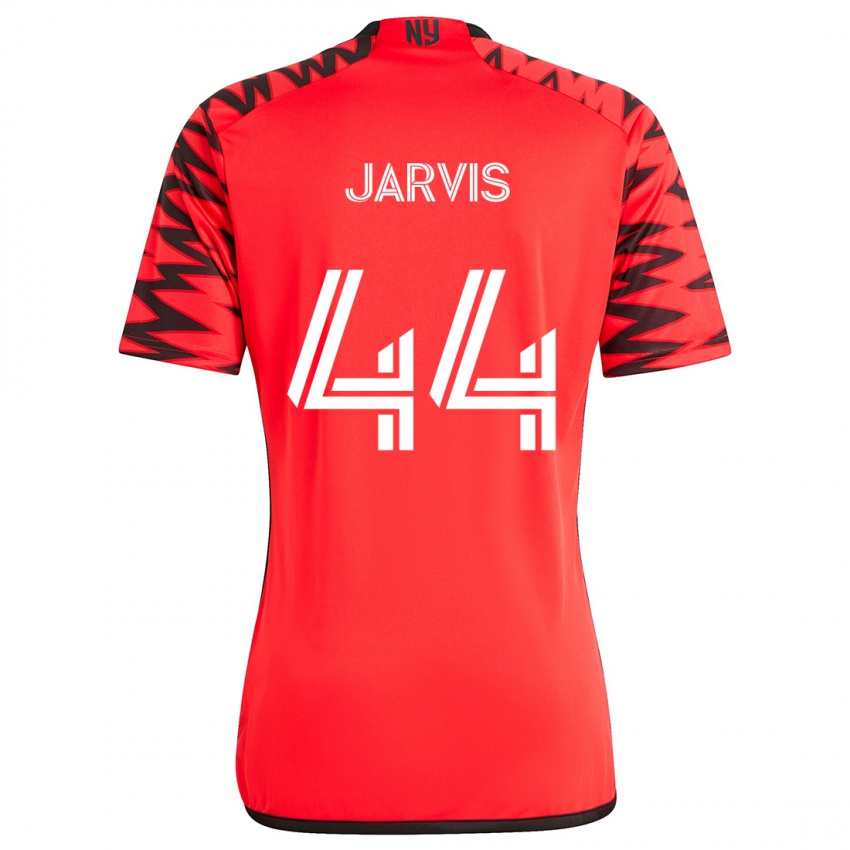 Niño Camiseta Aiden Jarvis #44 Rojo Negro Blanco 2ª Equipación 2024/25 La Camisa Chile