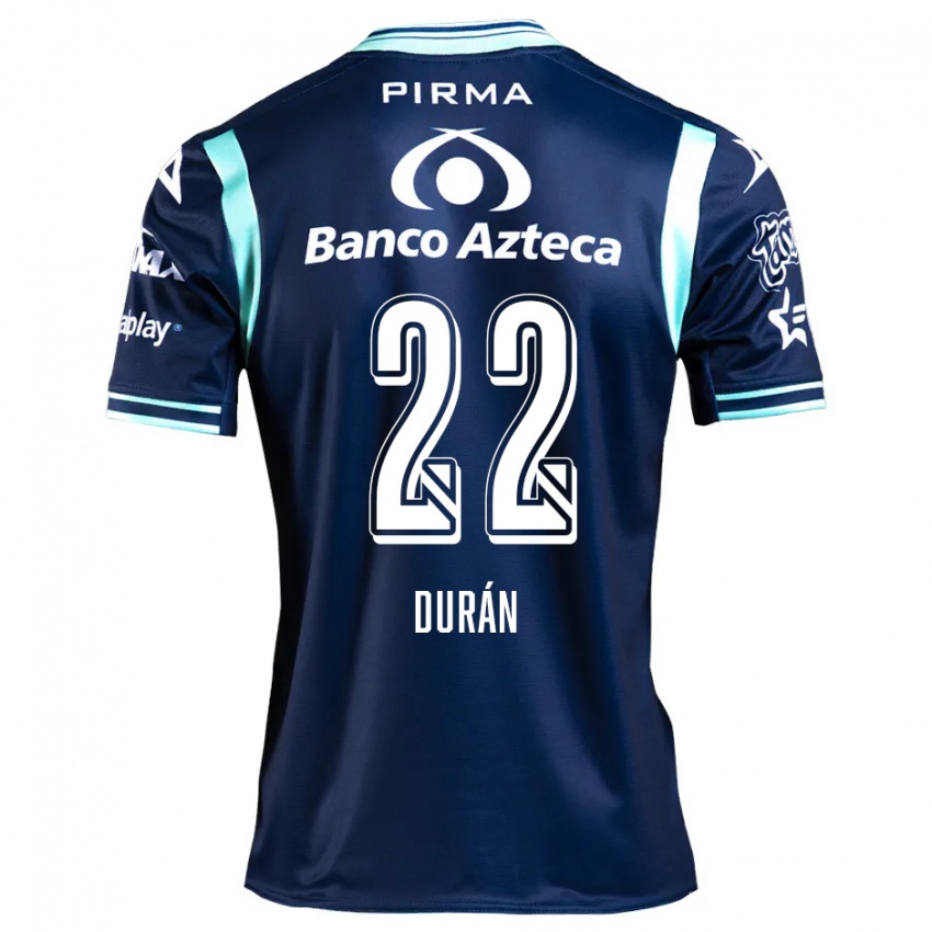 Niño Camiseta Rafael Durán #22 Azul Marino 2ª Equipación 2024/25 La Camisa Chile