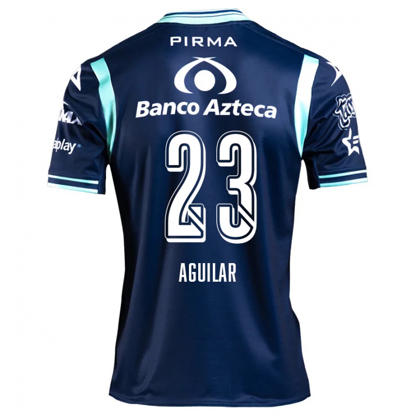 Niño Camiseta Daniel Aguilar #23 Azul Marino 2ª Equipación 2024/25 La Camisa Chile