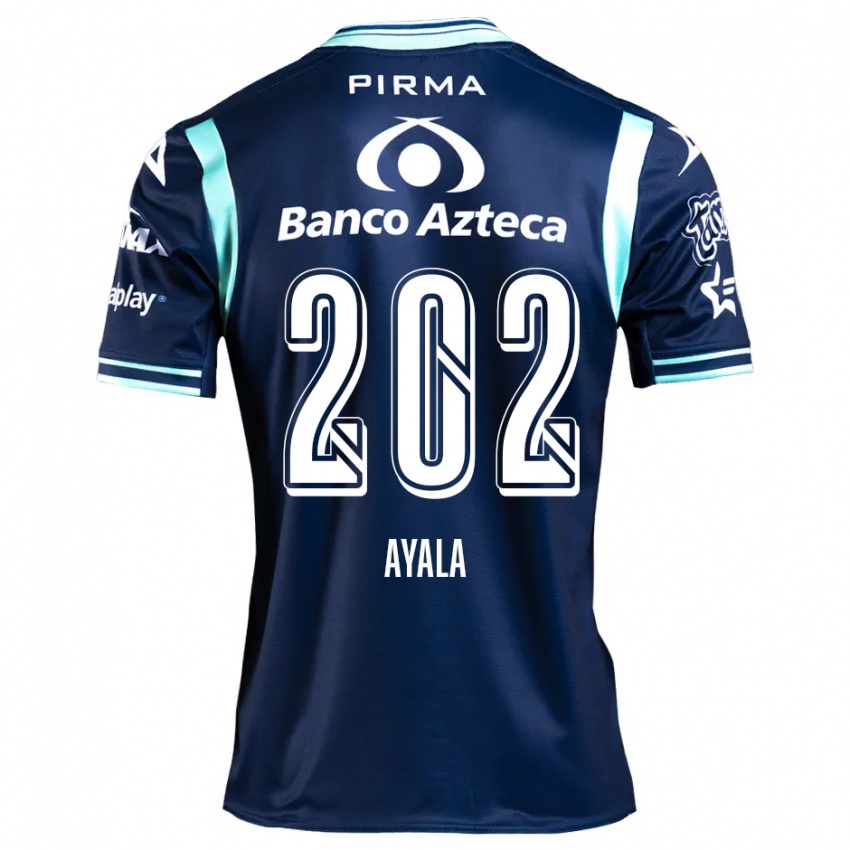 Niño Camiseta Diego Ayala #202 Azul Marino 2ª Equipación 2024/25 La Camisa Chile