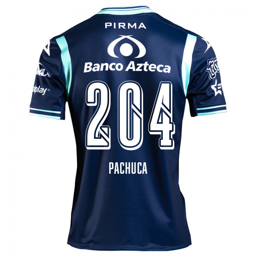 Niño Camiseta José Pachuca #204 Azul Marino 2ª Equipación 2024/25 La Camisa Chile