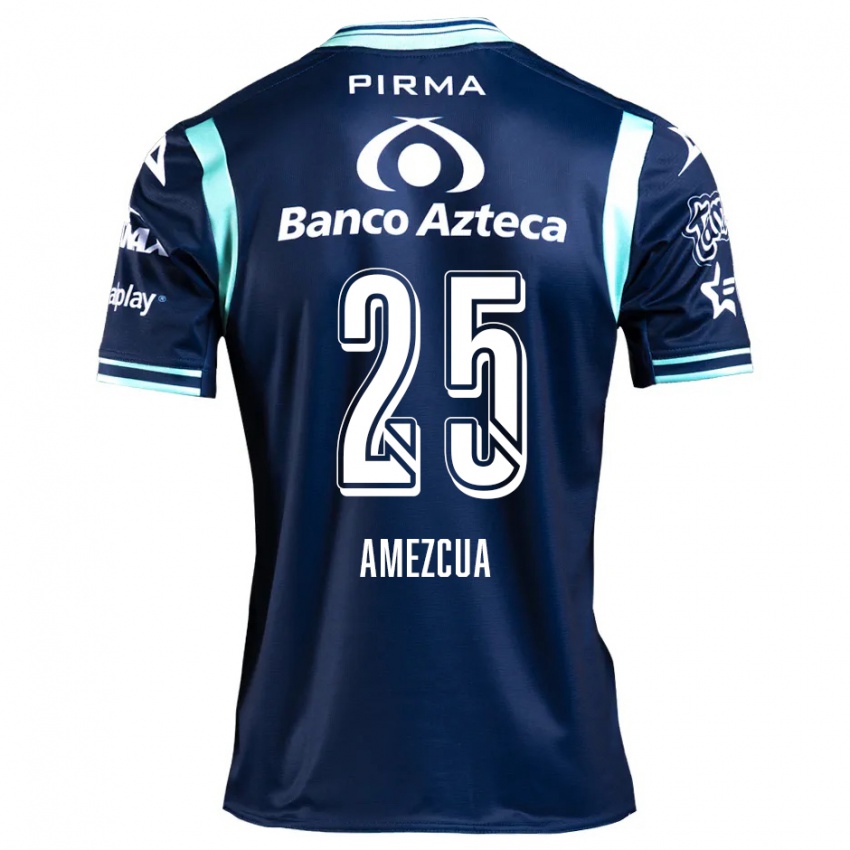 Niño Camiseta Mariana Amezcua #25 Azul Marino 2ª Equipación 2024/25 La Camisa Chile