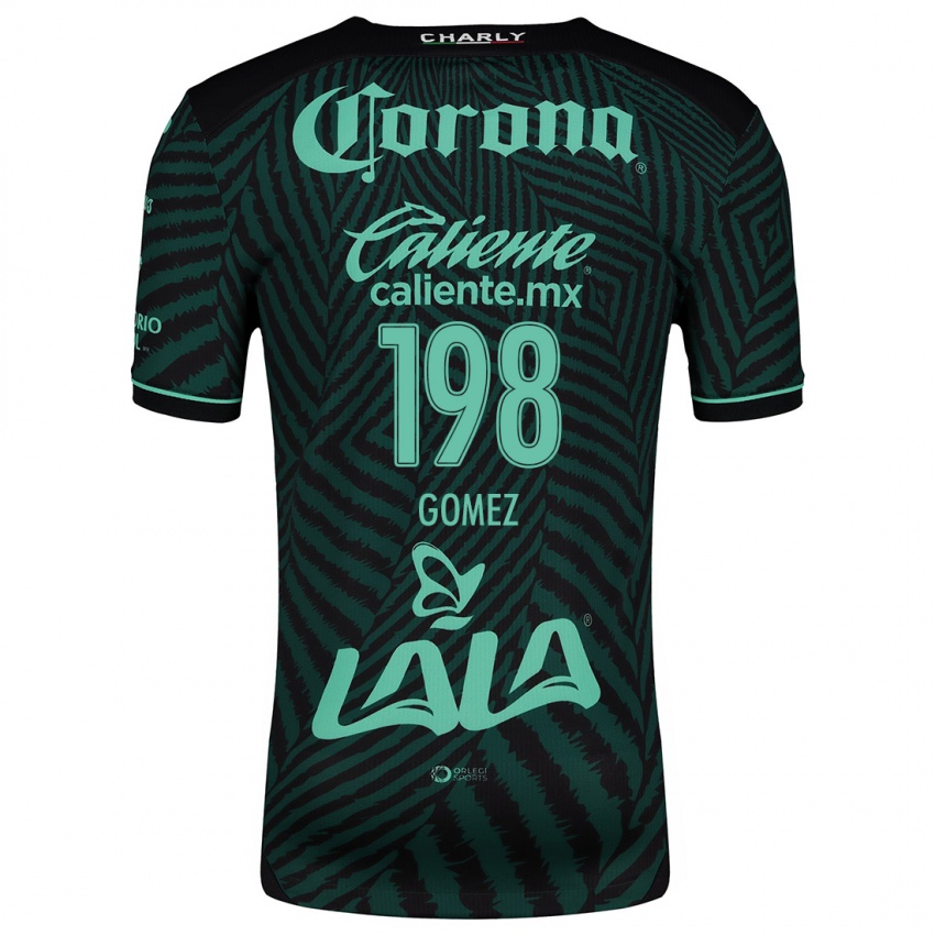 Niño Camiseta Isaác Gómez #198 Verde Negro 2ª Equipación 2024/25 La Camisa Chile