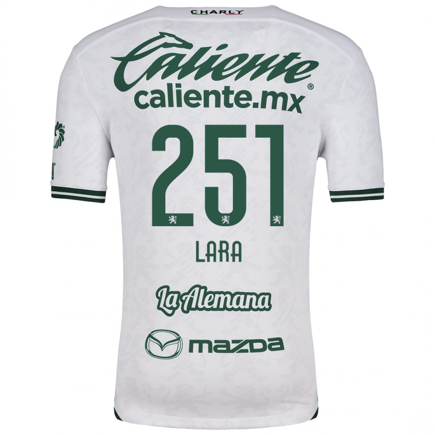 Niño Camiseta Tristán Lara #251 Blanco Verde 2ª Equipación 2024/25 La Camisa Chile