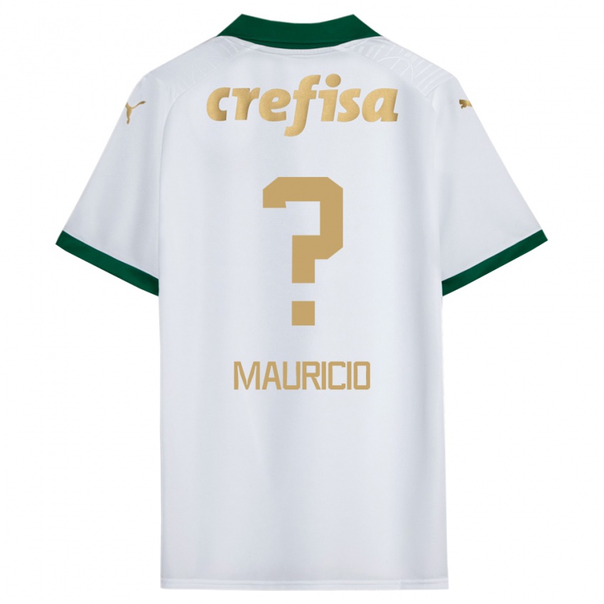 Niño Camiseta Mauricio #0 Blanco Verde 2ª Equipación 2024/25 La Camisa Chile