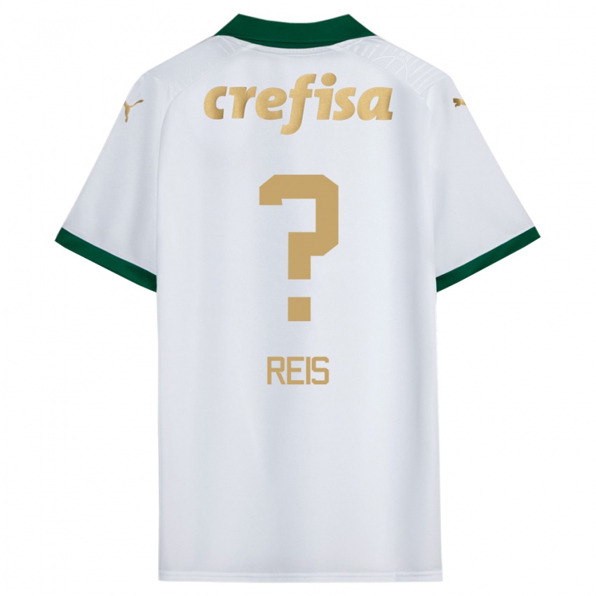 Niño Camiseta Vitor Reis #0 Blanco Verde 2ª Equipación 2024/25 La Camisa Chile